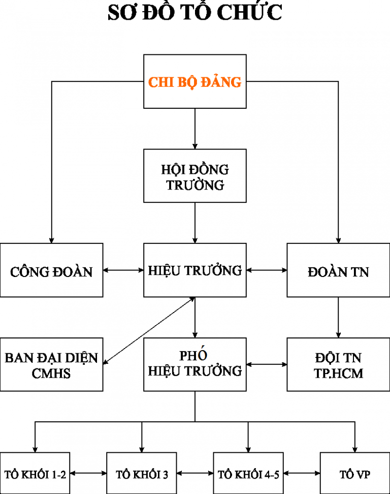 Sơ đồ tổ chức